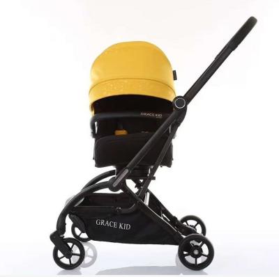 China Beautiful Aluminum Alloy Carriage Twin For 0-3 Years Baby Car Seat Converts To Stroller In Seconds for sale