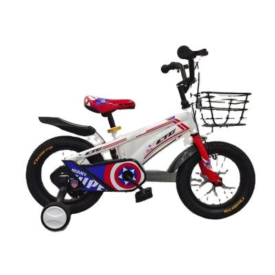 China Sale High Carbon Steel Riding Well Birthday Gift Kids Bike White Pedals Children's Bicycle With Headlight for sale