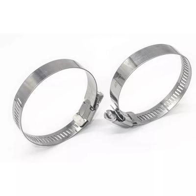 China Hot Selling General Industry 304 Stainless Steel Pipe Tube Hose Clamp For Plumbing Staples Fuel Line for sale