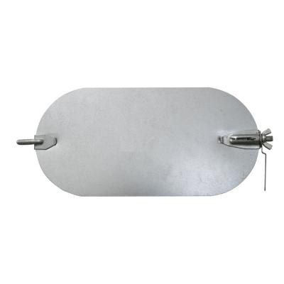 China Easy Installtion HVAC Damper Accessories Galvanized Steel Standard Damper Air Vent Blade for sale