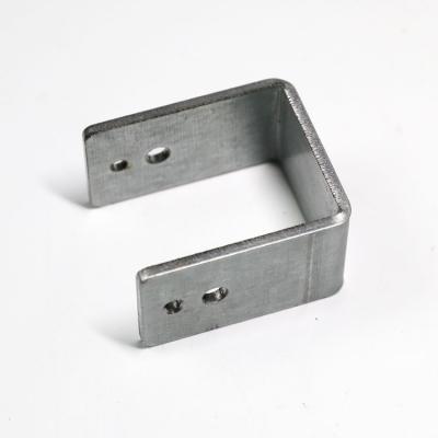 China ODM&OEM Strong Metal Sheet Fabrication Bracket Galvanize Steel Reinforced U Shape Corner Brackets for sale