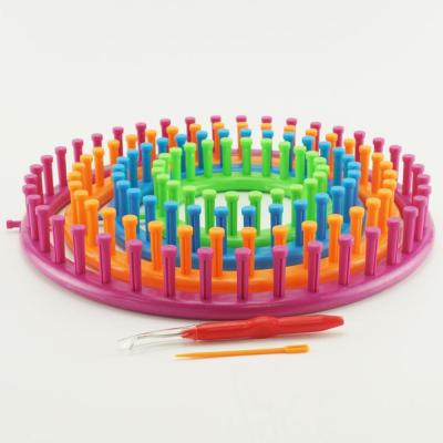 China Plastic knitting looms plastic round knitting looms set - plastic knitting set of 4 looms for sale