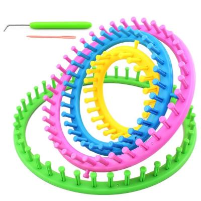 China Plastic knitting loom high quality round shape plastic knitting loom DIY round shape plastic knitting looms for sale