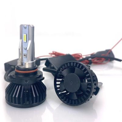 China 9005 Aluminum Red Copper 40W 6000K High Power With Demon Eye LED Headlight For 4S Car Shop for sale