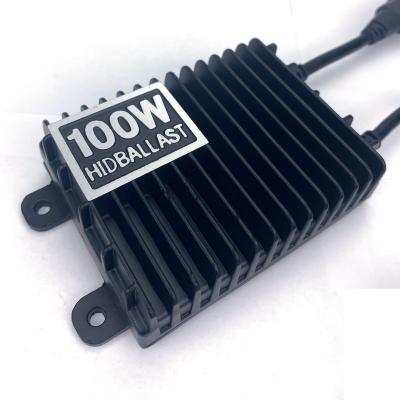 China 100W Aluminum AC 9-16V HID High Power Ballast With Black Color Shell for sale