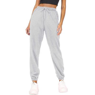 China New Custom Women's Casual French Terry Ladies Jogger Pants Baggy Sweatpants Anti-wrinkle Sweatpants for sale