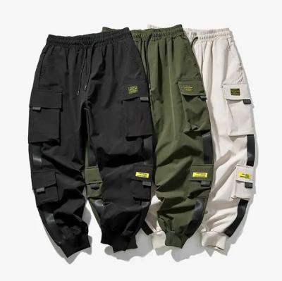 China Custom Fashion Men Street Wear Anti-wrinkle Loose High Quality Cargo Pants for sale