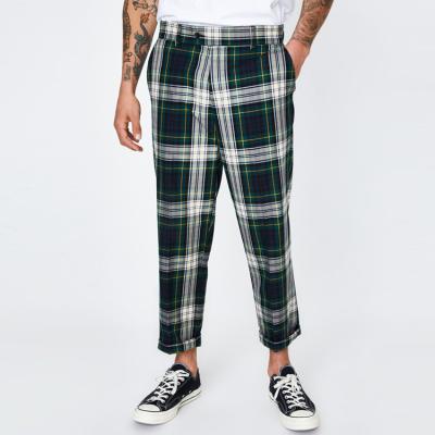 China Custom Made High Quality Other Mens Plaid Pajama Pants With Pockets Relaxed Fit Mens Cotton Pants Long for sale