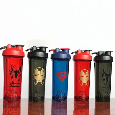 China Outdoor Leak Proof Fitness Mixing Bottle Protein Powder Bottle For Gym for sale