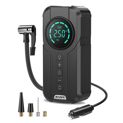 China Passenger Car High Quality Rechargeable 150PSI Tire Inflator Inflation Portable Air Compressor Air Pump with LCD Screen for sale