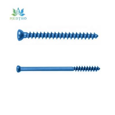 China Used For Medical Cancellous Fracture Fixation Screws Trauma Screws Porcelain Orthopedic Implants for sale