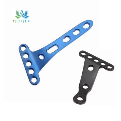 China Used for price volar oblique t-shape locking plate good quality distal radius titanium distal radius fixation orthopedic implants for sale