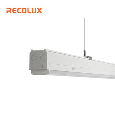 China Warehouse High Quality Recolux IP54 Turnable Power 170lm/w Led Linear Trunking System for sale