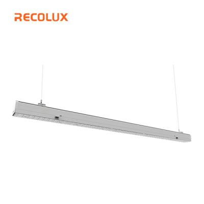 China Supermarket Smart Lighting Housing Solution Black Or White DALI Dimming Linear Led Lighting Fixture for sale