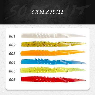 China PVC Lure Liquid Plastic Soft Lure Swimbait Customized Bait Bait Plastic Bags For Fishing Worm for sale