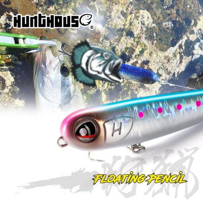 China Fsihing Tackle Fishing Au Poisson Swimmer Pencil Lure Topwater Lure Topwater Lure Products 2021 Latest Pencil Unpaint Lure for sale