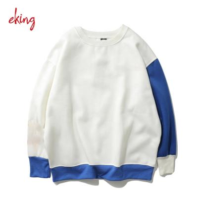 China Plain Hoodies Anti Shrink No Pocket Color Block Sweatshirts Made In China for sale