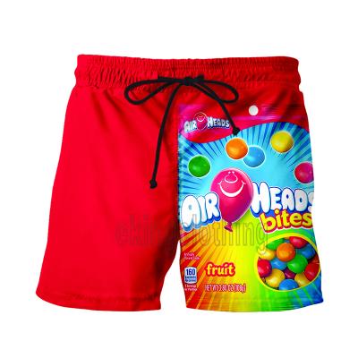 China 2020 Custom Vendor Design Beach Fitness Man Beach Snacks Anti-Wrinkle Logo Packaging Shorts for sale