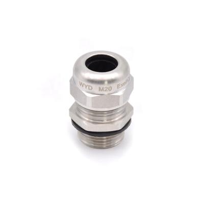 China 316L G3/4 WYD Stainless Steel Cable Gland Smooth Surface High Quality Waterproof Cable Gland Made in china for sale