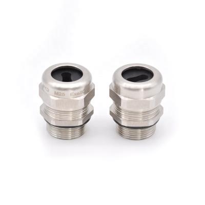 China Smooth Surface M25 6*14,mm 304 Flat Hole Stainless Steel Cable Gland Matel Flat Cable Lock Common for sale