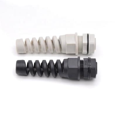 China Sale Price PG21 Bend Cable Gland Nylon Twist Gland Smooth Outdoor Factory Anti IP68 ROHS PA6 for sale