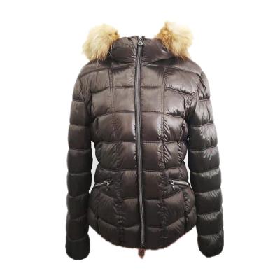 China Women's Clothing STREET Long SleeveWinter Women's Size Ladies Jacket Fur Collar Woman Thicker Short Plus Winter Winter Pockets for sale