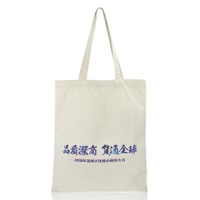 China Large Capacity/Wholesale Reusable Portable Daily Shopping Women Tote Canvas Handbag Shoulder Bags for sale