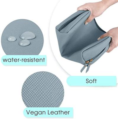 China Eco-Friendly Fashion Women Travel Beauty Makeup Waterproof Bag Custom PU Gift Cosmetic Bags for sale