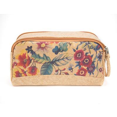 China Lady Fashion Travel Double Zipper Makeup Case Durable And Eco-Friendly Waterproof Makeup Bag Tyvek Cosmetic Bag for sale