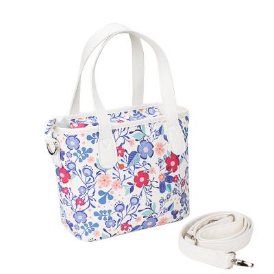 China Large Capacity / Portable Wholesale Women Retro Large Capacity PU Leather Handbag Shoulder Travel Printed Tote Bags for sale