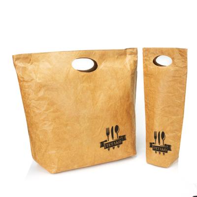 China Shopping Tote Travel Bag Tyvek Paper Insulated Eco Friendly Reusable Beach Insulated Cooler Lunch Bag for sale