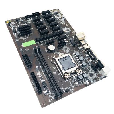 China Brand New BTC B250B B250 Motherboard 12 GPU Expert Desktop B250B V1.0 12P 1X DDR4 Motherboard for sale