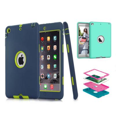 China Universal 7.9 inch tablet case high protective shockproof for iPad mini 1 pc tpu 2 3 4 5 pc silicone 3 in 1 cover case for sale