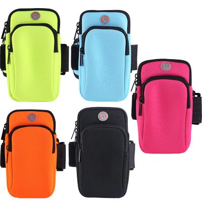 China Eco-friendly Outdoor Waterproof Neoprene Phone Pocket, Sports Arm Running Bag, High Quality Armband for sale