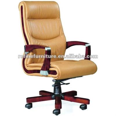 China RF-B006 Executive Chair Swivel Wooden Office Chair for sale