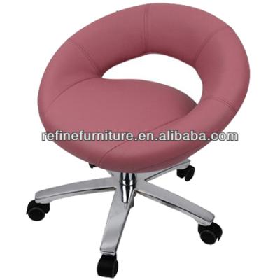 China Technician stool for nail salon technician hot sale elegant pink stool for nail salon RF-L002B for sale