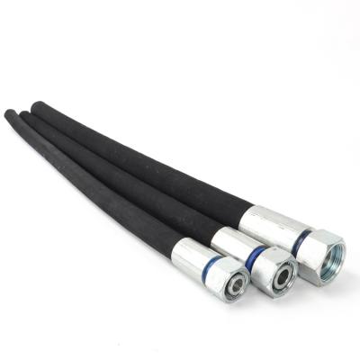 China Durable Oil Resistant Fiber Braided Reinforced Hose Sae100 R3/r6 En 8542te 1te Rubber Hydraulic Oil & Gasoline Hose for sale