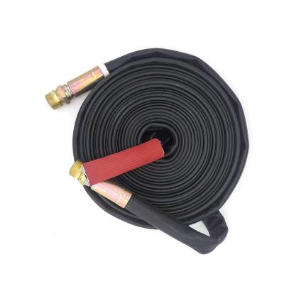 China Feature: Flexible PVC Laying Layflat Hose Connect High Pressure Rubber Air Line To Air Compressor Drilling Rig for sale