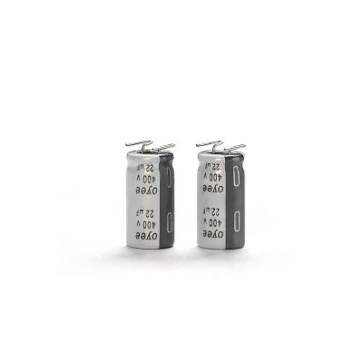 China LED Lighting DOB M Type Capacitors oyee 400V22UF 10*20 High Temperature Resistant Electrolytic Capacitors Extra Long Life SMD for sale