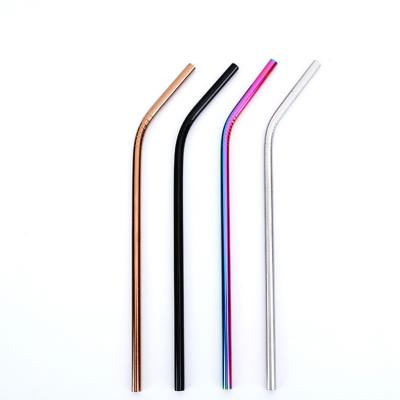 China Sustainable Metal Straws Stainless With Customized Logo for sale