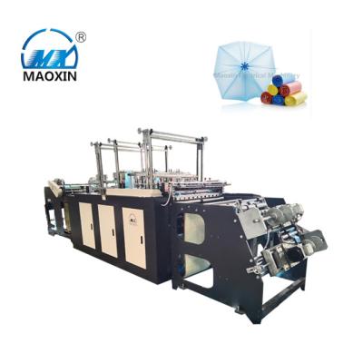 China Bag Making Industry Double Channel High Speed ​​Refuse Plastic Bag Making Machine Roll Bag Sealing Machine for sale