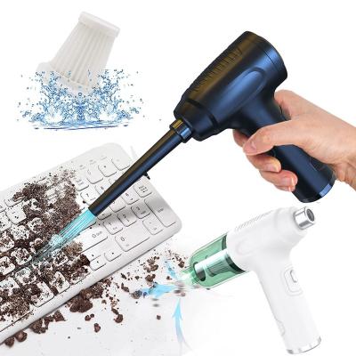 China Multi-Funtion Rechargeable Mini Car Cleaner Vacuum Air Handheld Cordless Fan Vacuum Cleaner Electric Duster Duster for sale