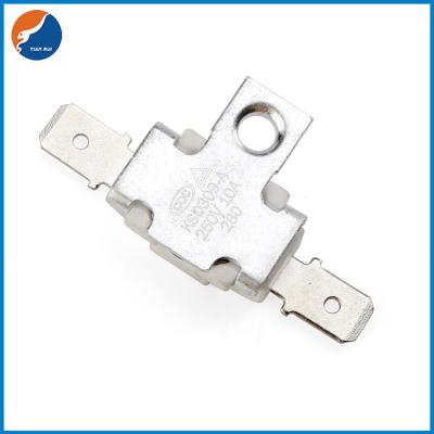 China Bimetallic 250C 280C Thermostat KSD309-A KSD309 Auto Reset Ceramic Body High Temperature for sale