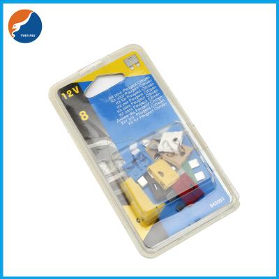 China Blister Packing 10pcs Regular Standard Fuse Assortment Kit 5 7.5 10 15 20 25 30 40 AMP for sale