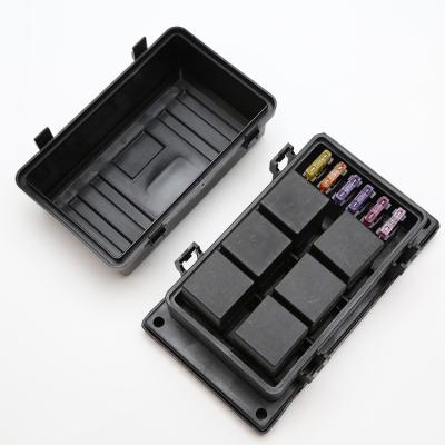 China ATC impermeable auto ATO Fuse Holder del tenedor 6 de la retransmisión del estilo de Bosch del equipo 6 del bloque de la caja de la retransmisión del fusible 12V en venta