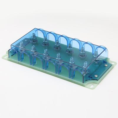 China 200 300A 400A 500 AMP 12V 6 Way Heavy Duty EVF MEGA ANM Bolt On Down 298 Series Fuse Box Holder Block for sale