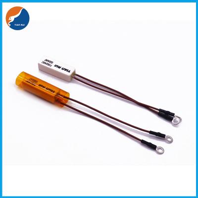 China Fusíveis térmicos F00240C 10A 250V 240C da interrupção térmica cerâmica para o ferro de ondulação do Straightener do cabelo à venda