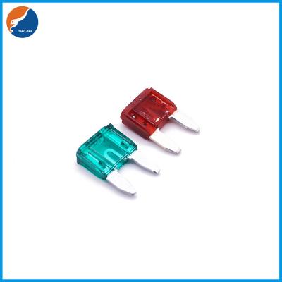 China 2A-35A ATN Mini Blade Car Fuses SAE J2077 Standards verzinken Legierung PC Körper zu verkaufen