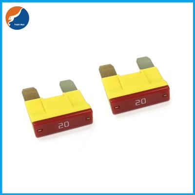 China RED PET Body 20A - 60A Car Maxi Fuses Automotive ATM 58V 80V Blade Type for sale