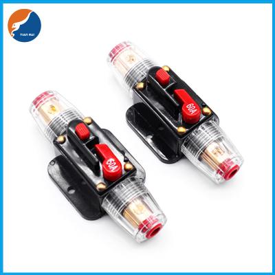 China el interruptor manual CB01 de los CB 01 de 32V DC reajustó el disyuntor estéreo del audio para el automóvil del protector automotriz restaurable de la sobrecarga en venta